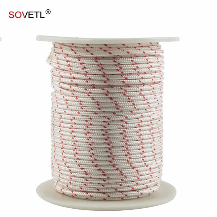 Uhmwpe Rope High Strength Cut Proof Cord Abrasion Resistant Dyneemas Lightweight Cord Double Braided Uhmwpe Rope