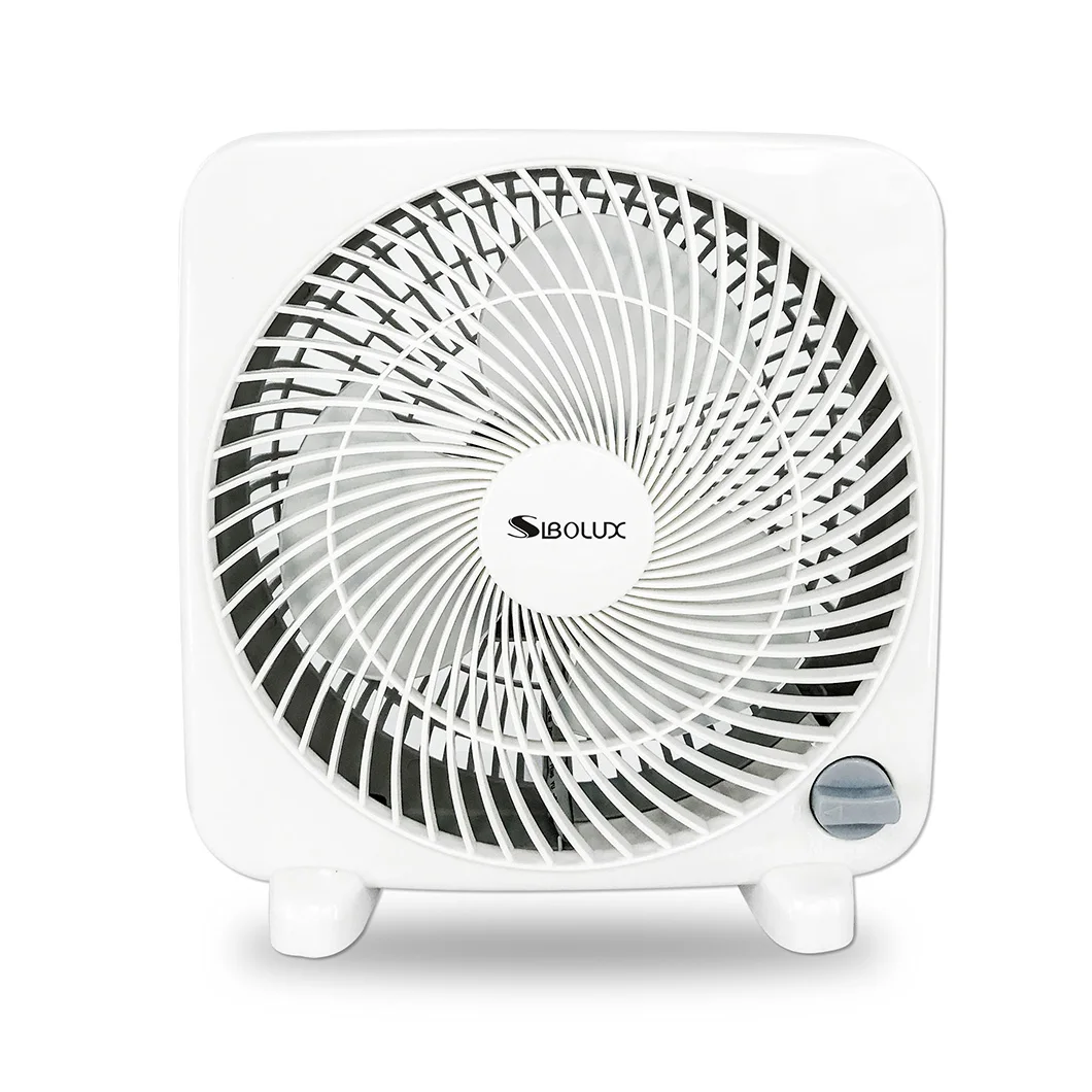 9Inch Mini Electric Air Cooler Square Box Fan Floor Desk Portable Ventilateur Best Price Desktop Ventilador For Home Office