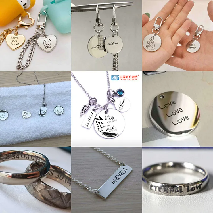 Cheap 30W fiber laser marking machine price jewelry laser engraver ring laser engraver