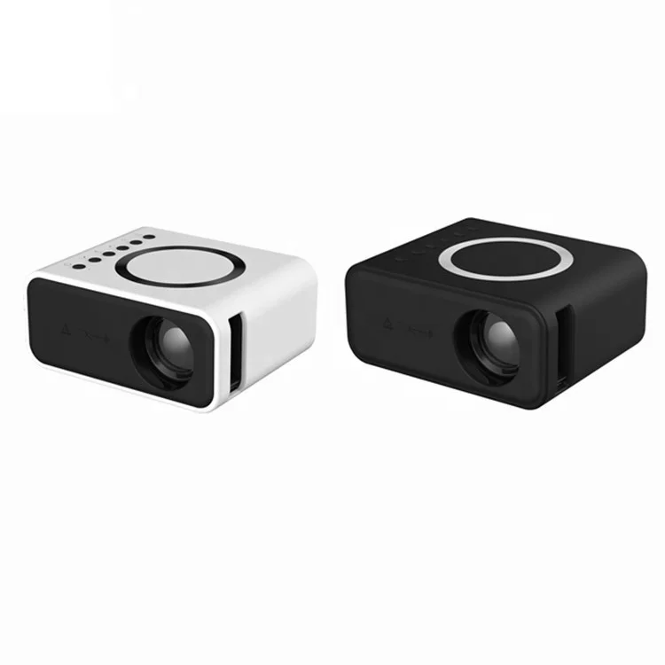 YT300 Cheap Price Wire+Wireless Phone Connection mini Video Projector 25ANSI 320*240P Resolution Children Projector