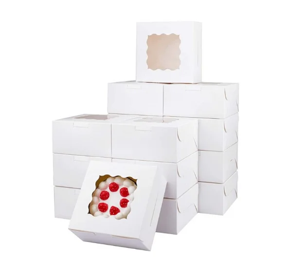 Eco Friendly Mini Paper Cake Box  Custom Wedding Birthday Party Sweet dessert Packaging Box