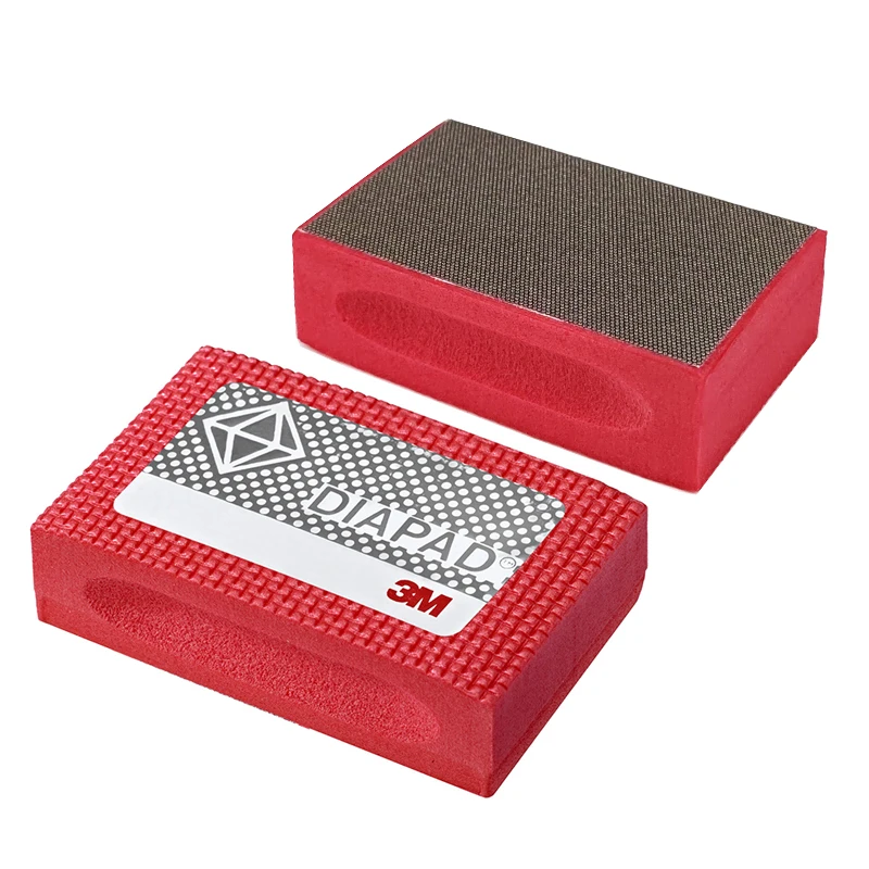 3M6200J Electroplated diamond concrete glass marble granite grinding and polishing hand pad  Flexible Diamond Hand Lap