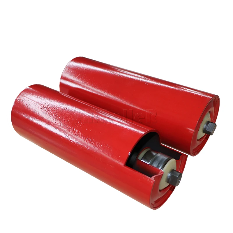 Conveyor Carrying Idler Rollers To Keep Belt Running In Track For Tube Conveyor System