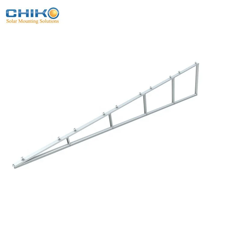 Ballast Racking Flat Roof Solar System 5 Panels Landscape Solar Panel Bracket Mounting Kit