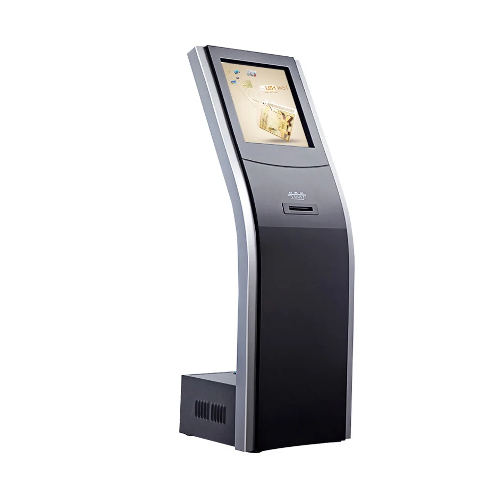 Hospital Electronic Queue Management System 19inch Touch Screen Kiosk Token Number Queuing Ticket System