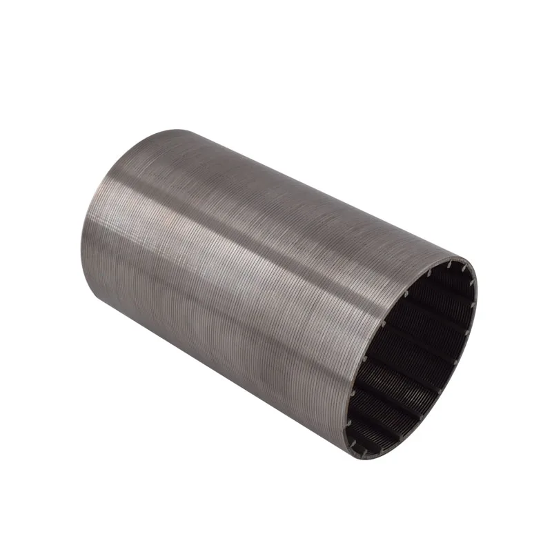 V Wrapped Johnson Filter 304  316Stainless Steel Water Well Tube Strainer Wedge Wire Screen