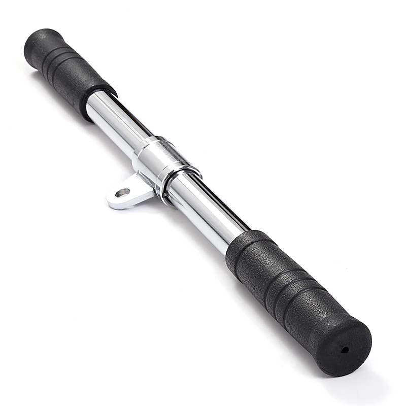 Gym accessories Long Tie Rod Curved bar With Bearing Ring Grips Fitness Equipment Strength Training Equipment