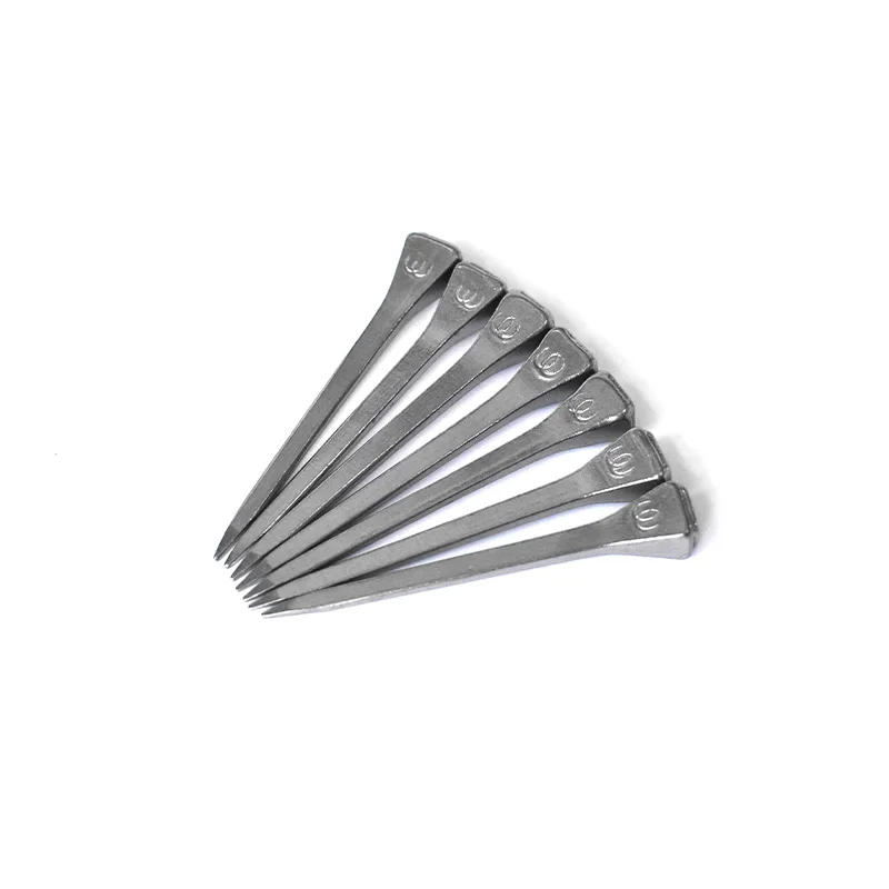 Горячая Распродажа! Ключицы для травы, кованые стальные гвозди подковы