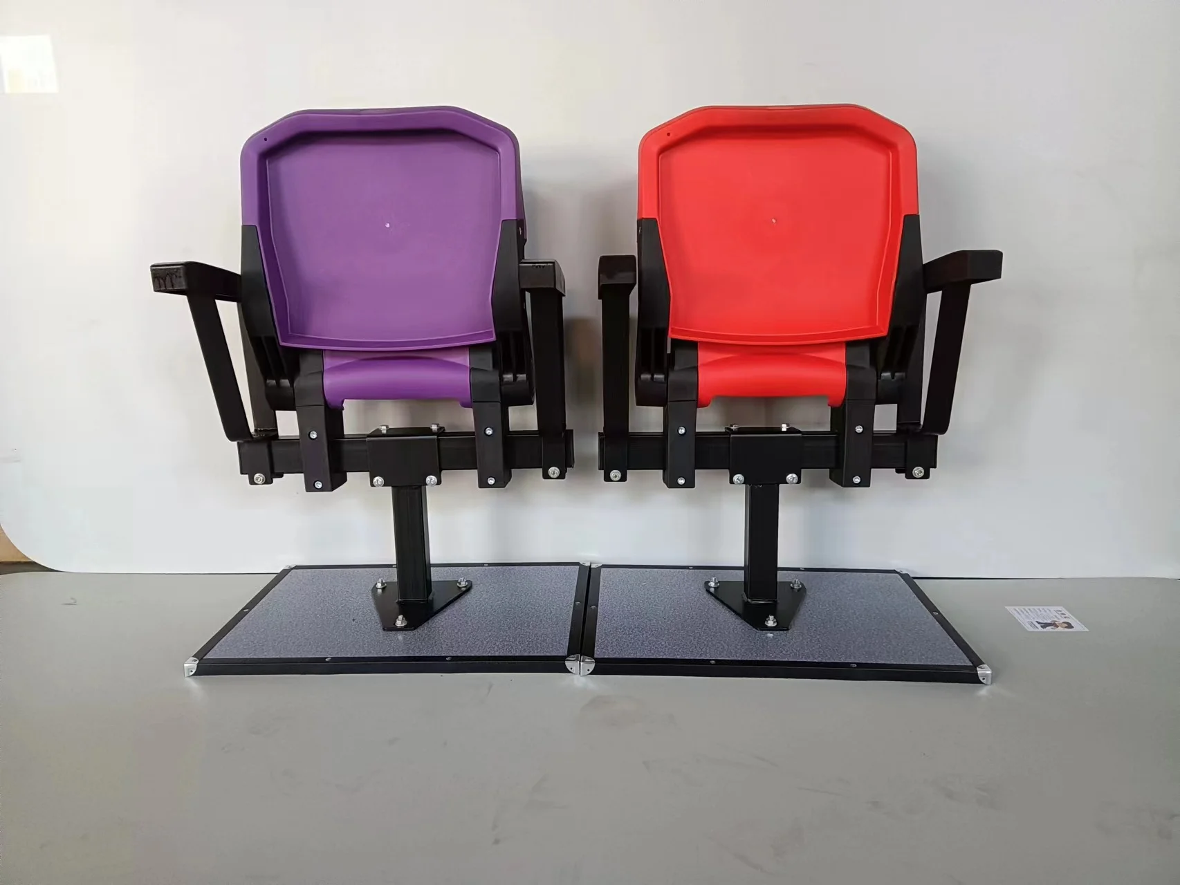 Professional PP Outdoor Sport Stadium Steel Bleachers Seats