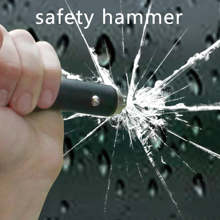 8-in-1 Safety Hammer Emergency LED Torch USB Car Charger with Magnetic Stand Power Bank
