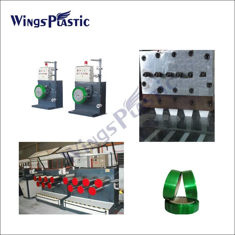 PP  PET Packing Belt Extrusion Line Making Machine PP PET Strapping Belt Tape Production Line