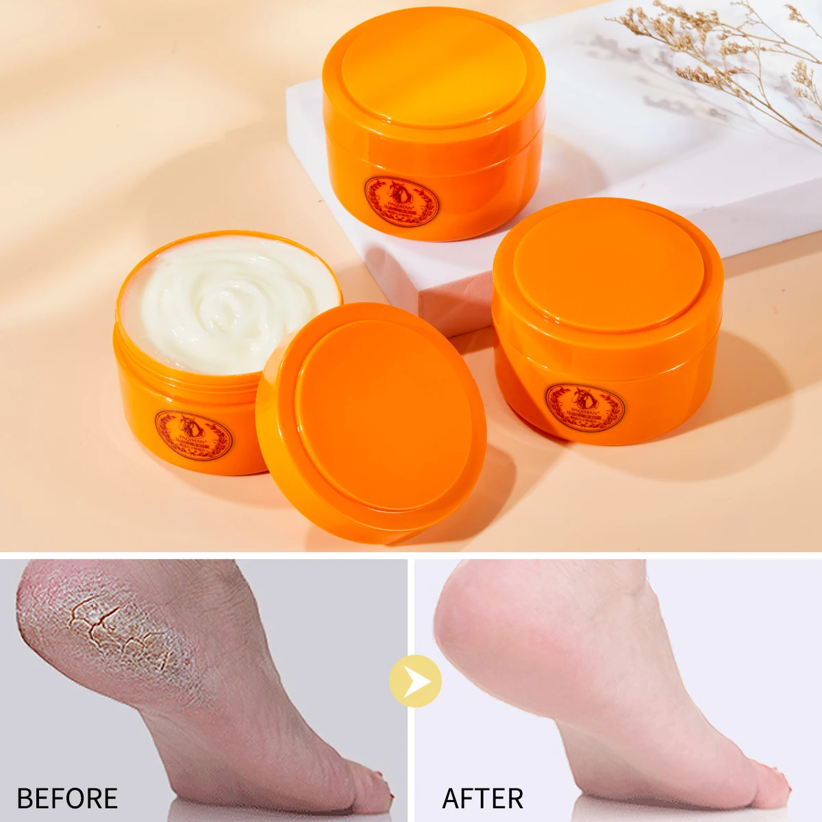 Horse oil cream Chapped hands and feet Repair cream Cracked anti-pruritic hand cream Moisturizing hand foot  body lotion
