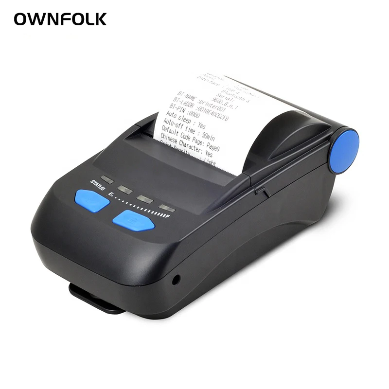 OWNFOLK Hot Selling Product Portable Printer OFK-p300 Mini Ticketing Pos Printer quick label printer
