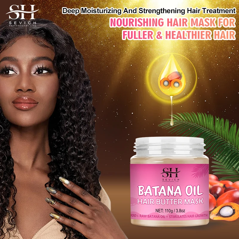 Natural Hair Care Treatment Hair Growth Haar Mask Batana Oil Butter Mask Moisturize Raw Batana Oil Butter For Hair Growth