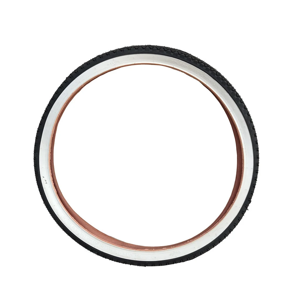 Offwhite Color Tire 26*2.125 Vintage Bike Tire Restoration Beach Cruiser Bike Yellow Color Tire With Tube Accessory