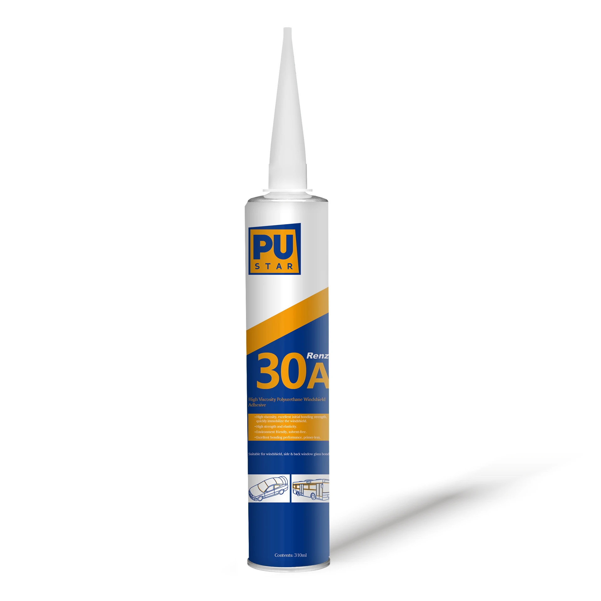 PU Sealant De Poliuretano De Parabrisas Polyurethane Sealant Renz30D for XYG Autoglass Adhesivo Other Adhesives One Component