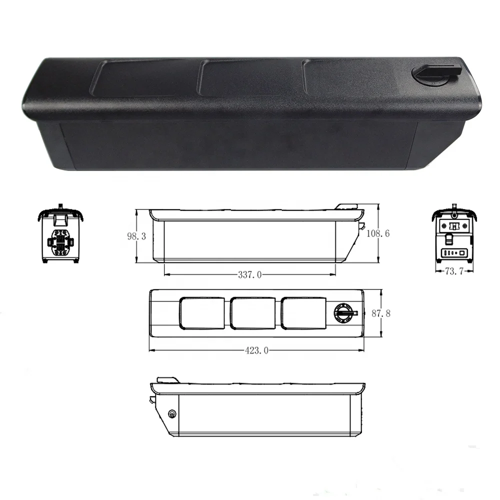 E-Bike Battery 48V 13.6Ah 17Ah 17.5Ah Lithium-ion Battery for Mamba Savannah Burchda RX80 Gotrax MX1 Electric Bike Bicycle