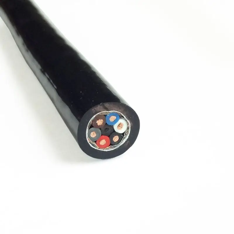 High quality PUR multi-core power cables 4mm 16mm 3core 4core 5core copper control cables for crane