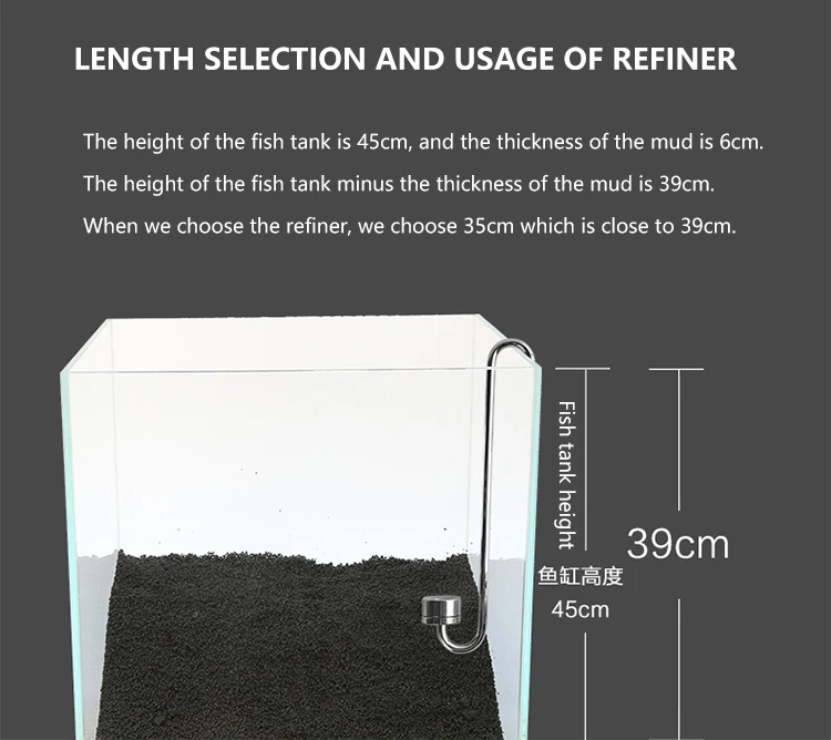 Fish tank water and grass tank stainless steel refiner check meter  bubble atomizer CO2 diffuser large and small