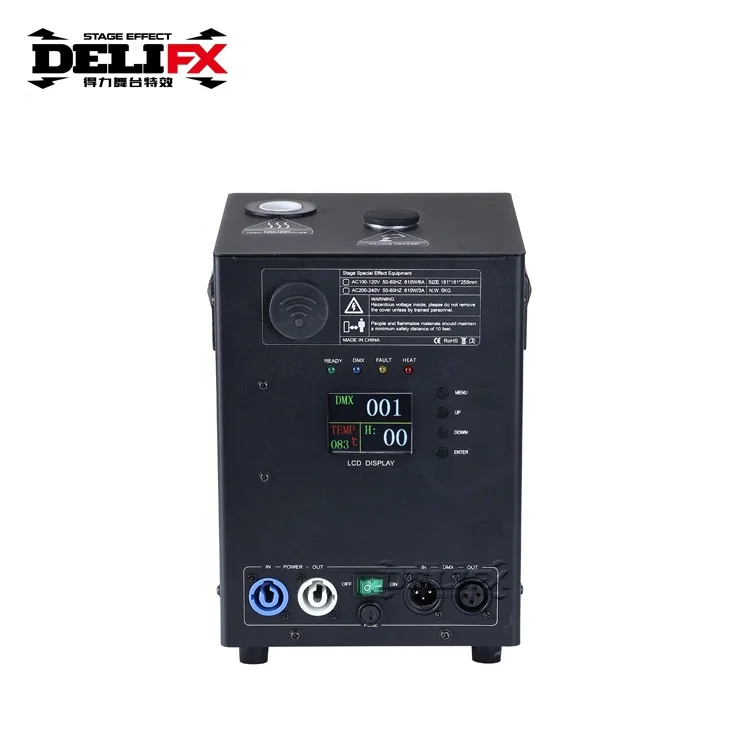Safe Intelligence Reliability Dry Sparkler Machine With Running Effect Remote Controller Wedding 600W DMX Spark Fall Machine