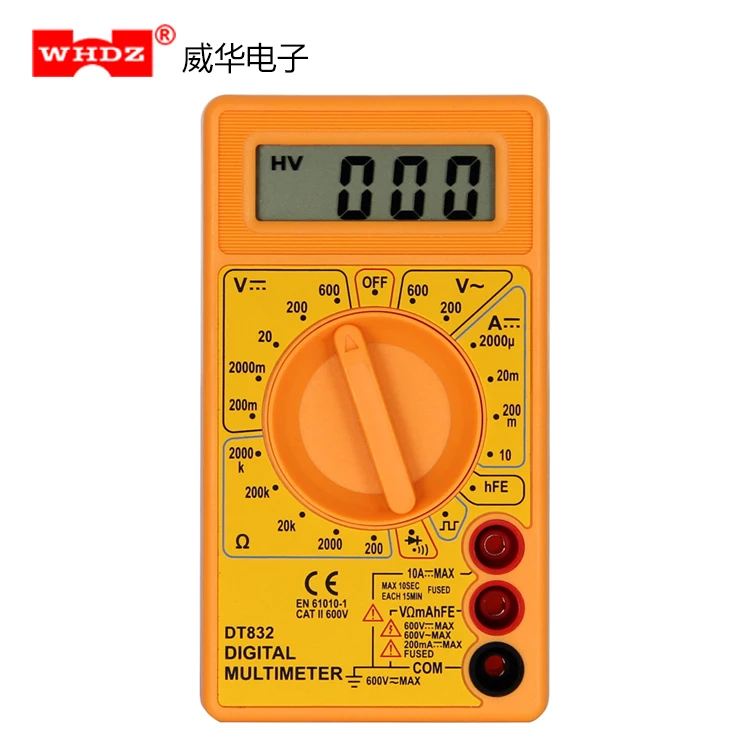 
dt-830d CE digital multimeter with Safety Design DT832 