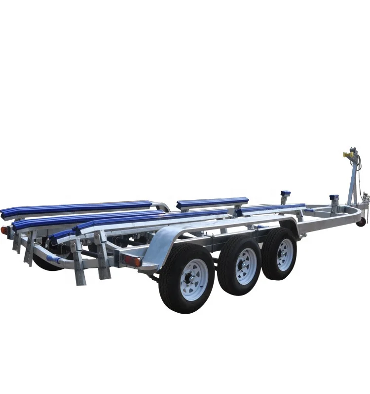 Boat Trailer 32 ft Watercraft Three Axle Boat Trailer For Sales