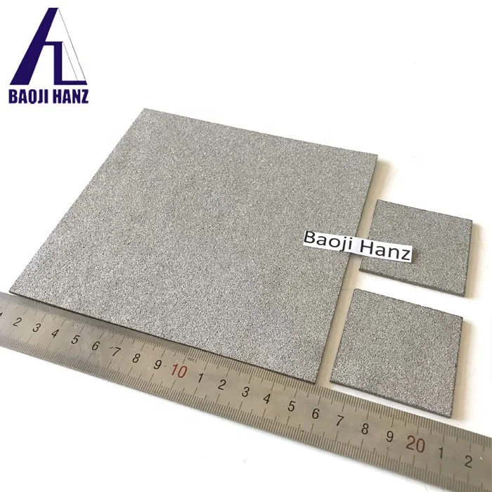 Porous titanium disk/plate/sheet sintered titanium disc used for removing water pollution