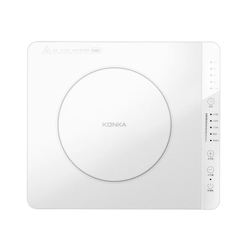 Индукционная ВОК-плита KONKA, 2100 Вт, высокое качество, IGBT, легкая ультратонкая индукционная плита