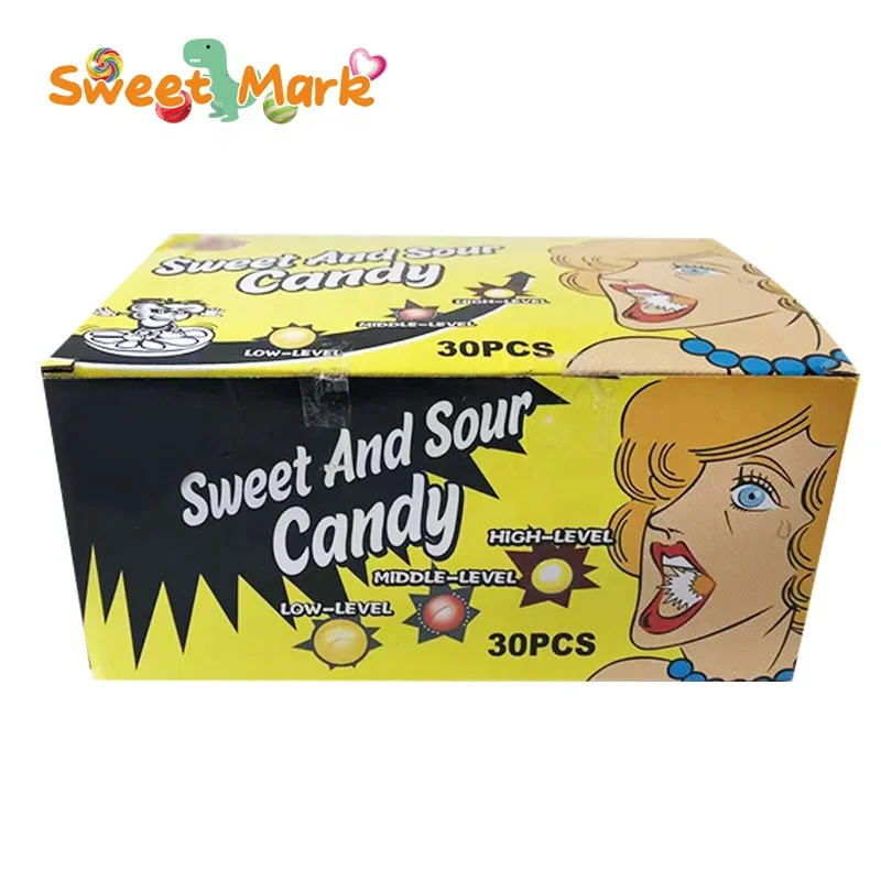 High quality sour candy mix fruit flavor halal hard candy
