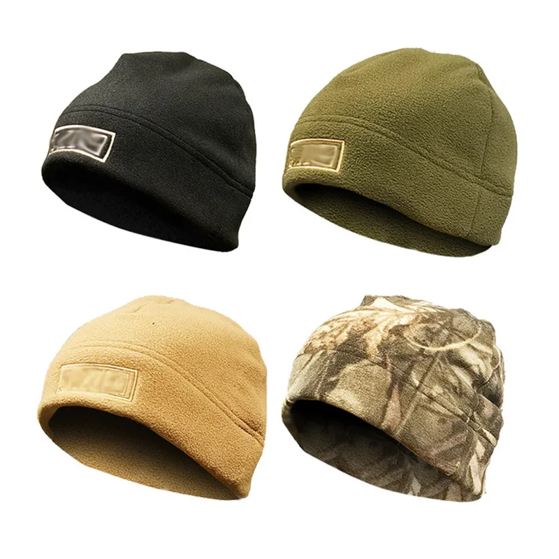 Military Fans Outdoor Autumn Winter Tactics Grab Fleece Hat Windproof Warm For Men Women Mountain Cycling Hats With Custom Logo