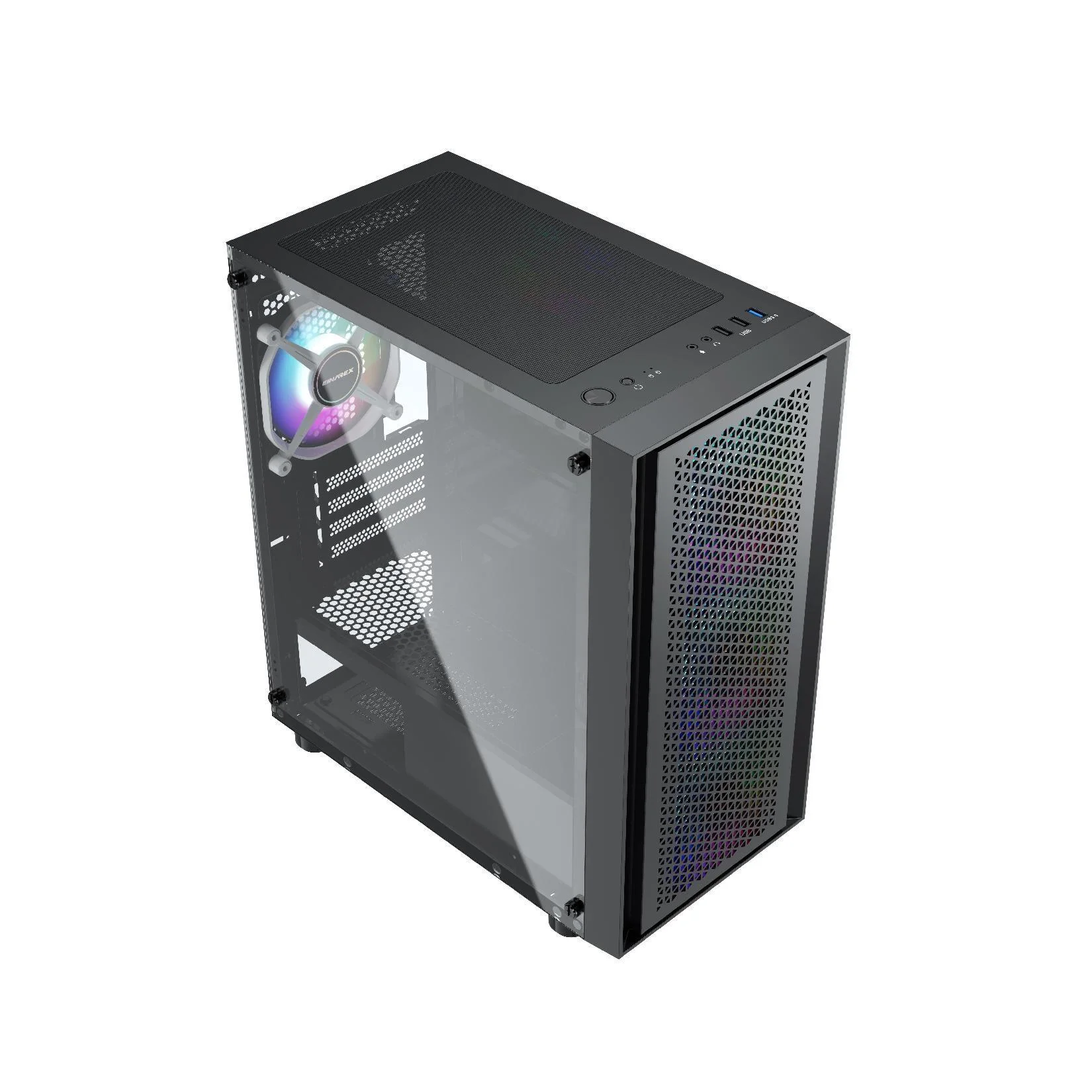 Новый дизайн изготовленный на заказ компьютерный ПК чехол Hd Usb3.0 игровой шкаф с поддержкой M-atx материнская плата для настольных