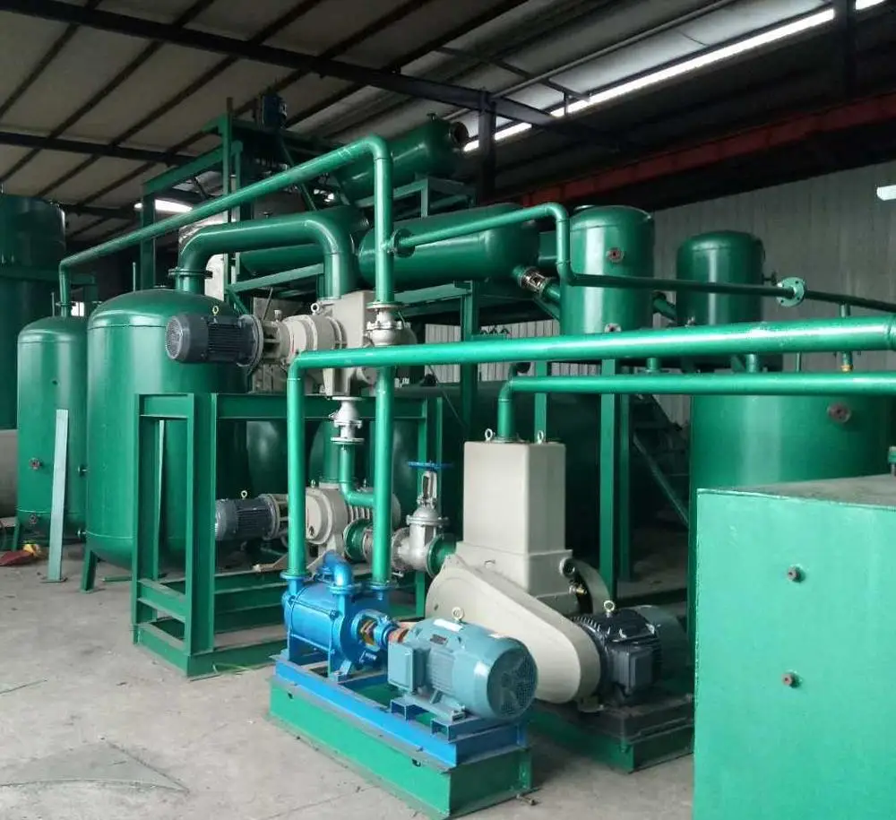 1-100 tons black oil for diesel oil refining good price for sale