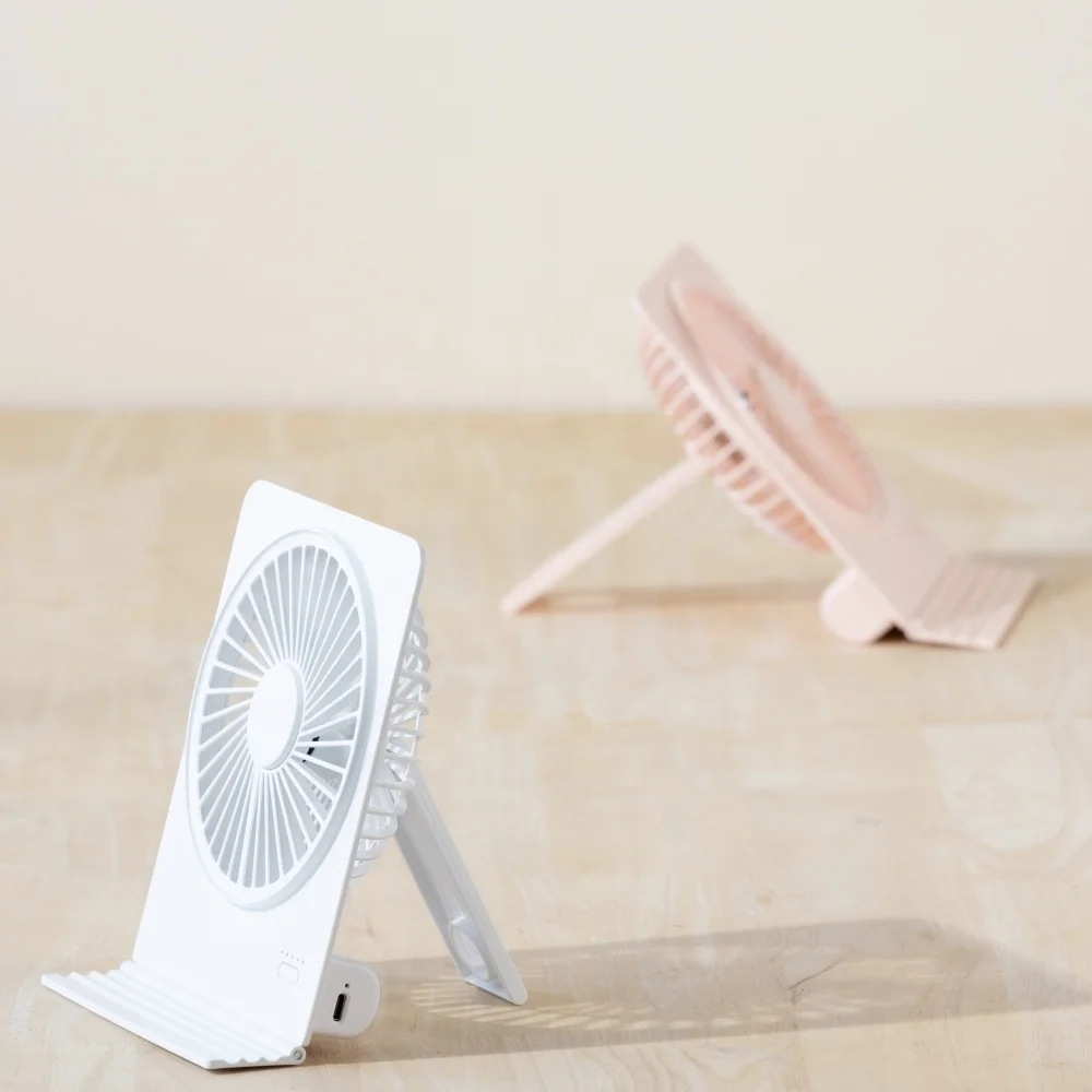 5V Chinese USB Cooling Battery Operated Table Fan Brushless DC Motor Foldable Desk Fan for Home Bedroom