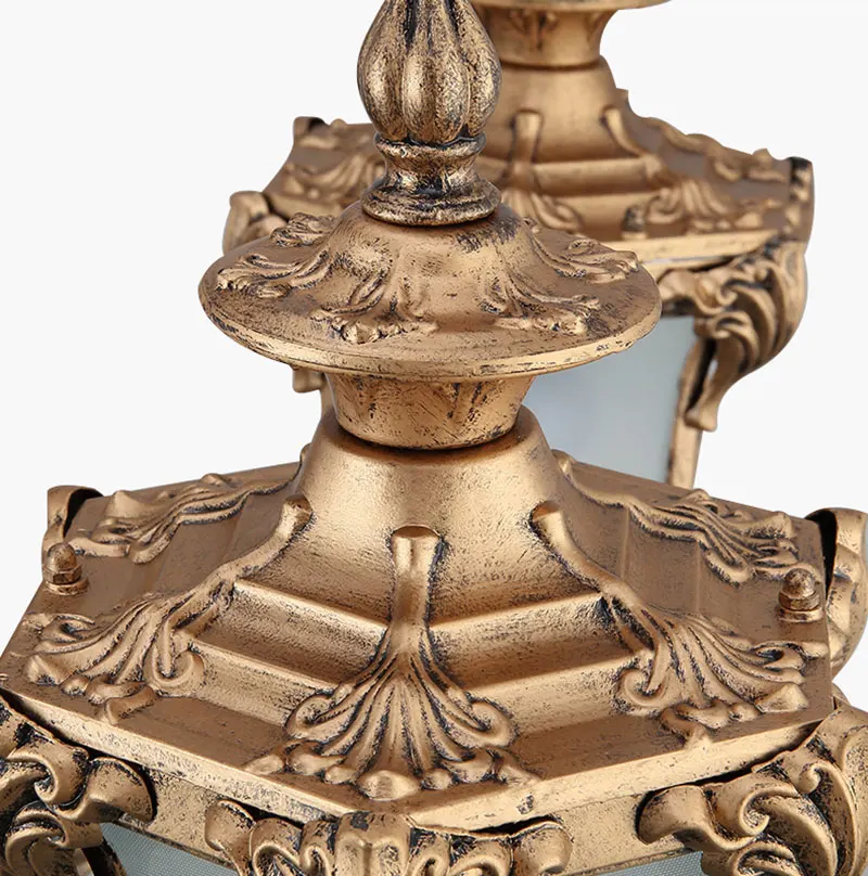 Lights Outdoor Matte Black Brown Yard Bollard Lamps Power 40W Voltage AC220V Warm Natural Cold Led Garden Street lamp