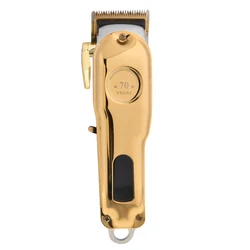 High Quality Professional Gold Electric Hair Clipper Trimmer For Barbers