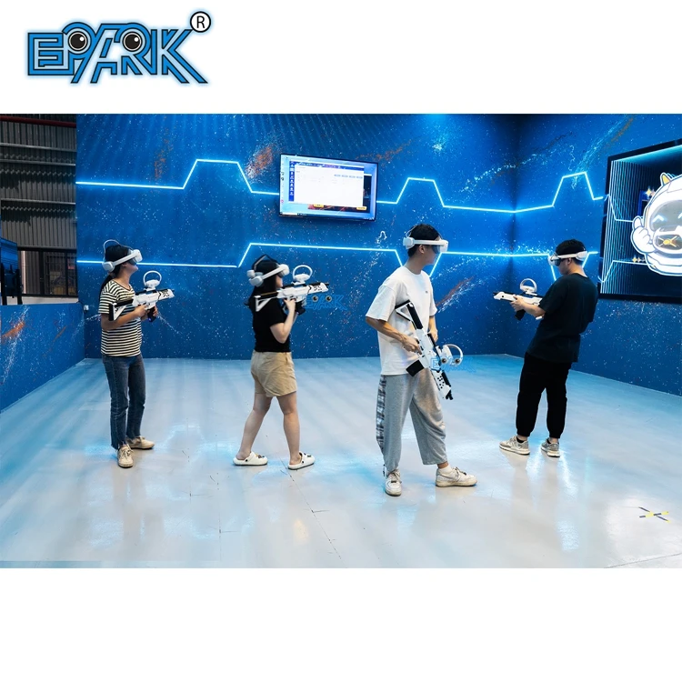Vr Park большая космическая стрельба Виртуальная реальность 9d 4 человек многопользовательская игровой автомат