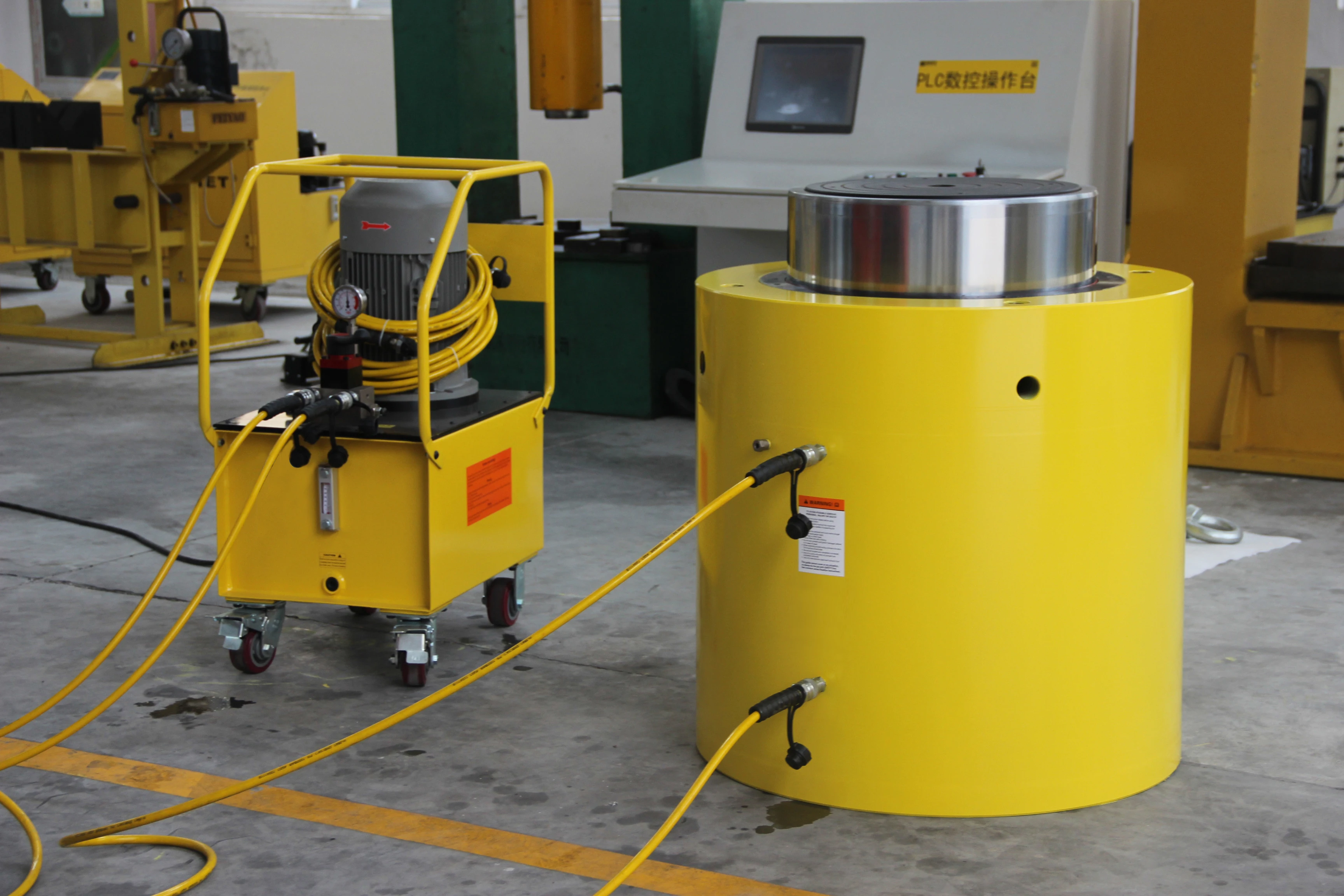 700 bar Heavy Duty Double Acting 1000 ton Hydraulic Jack for Pile Load Test