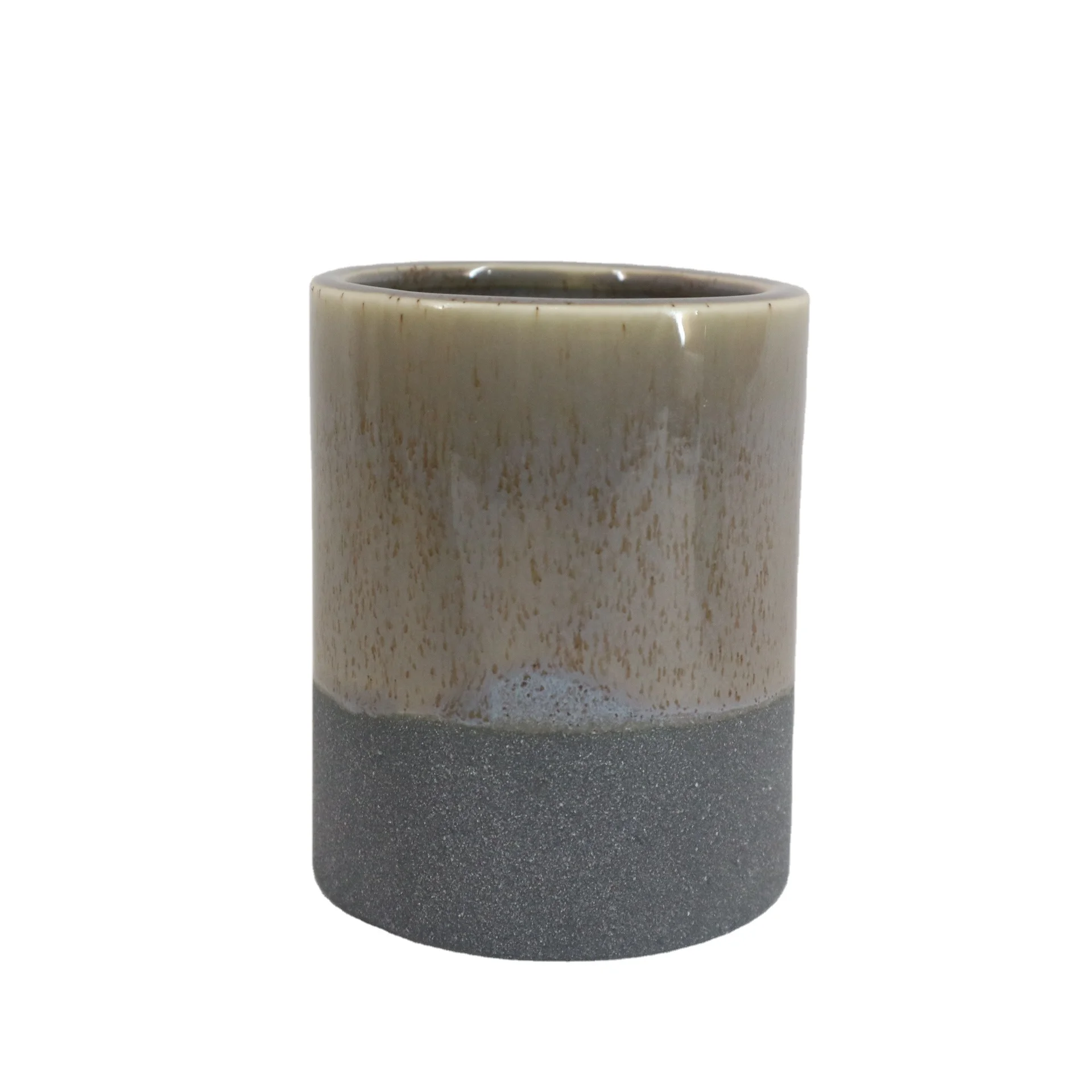 ceramic candle jars for tealight SPA massage melt jar with spout Wax Warmer oil burner candle holder vessel