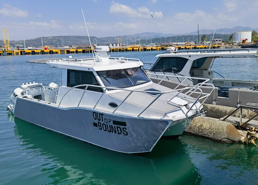 Poseidon  29ft 8.8m aluminum catamaran cruising yacht cabin fishing boat for sale