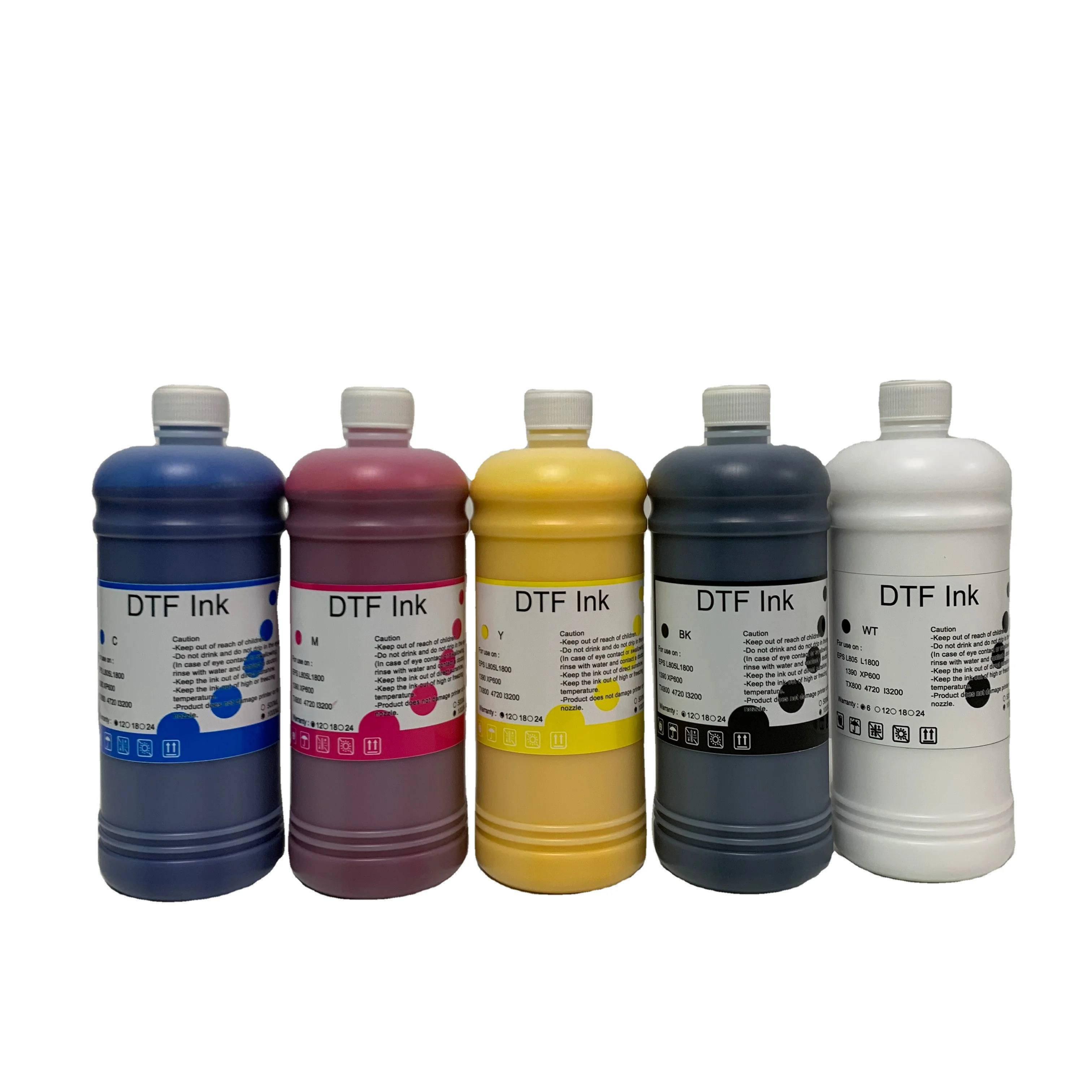 1000ml C M Y K W dtg dtf ink for dtf printer