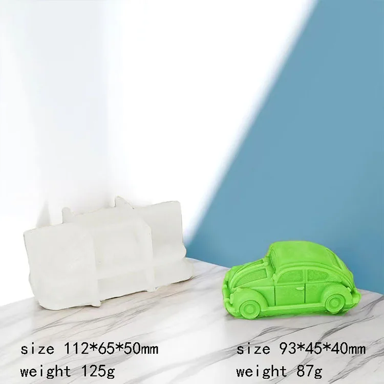 YS New Sports Car Candle Silicone Mold Car Craft Plaster Resin Mold Home Decor Candle Making Supplies Handmade DIY Soap Mold