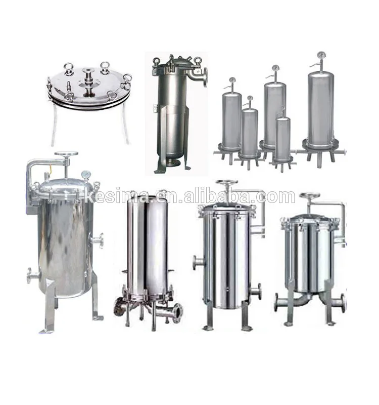 [TS Filter] Stainless Steel 316L BJD2 Bag Filter Housing with Jacket for 40m3/h Water Treatment Machine