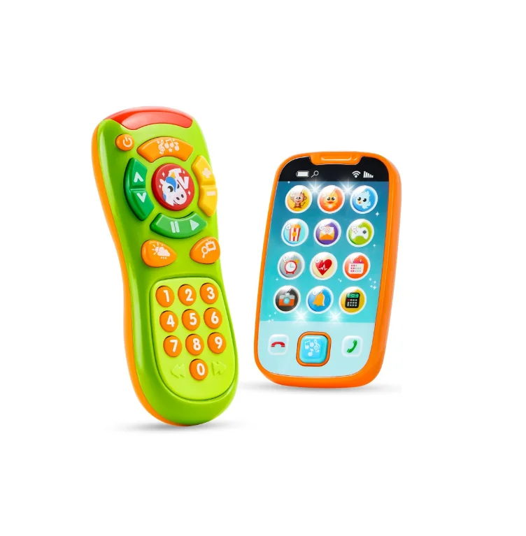 Baby Toy Phone Remote and Smartphone with Music Fun Learning Musical Toys for Babies Kids