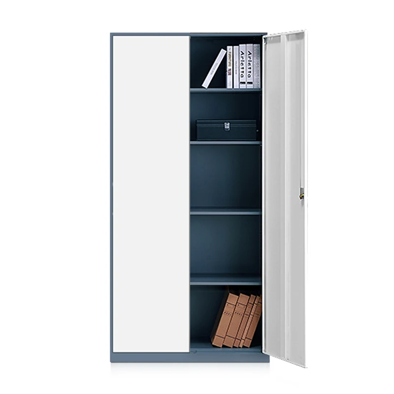 Metal Storage Cabinet Files Office Steel cabinet Metal Filling Cabinet Metal Cupboard With 2 Swing Doors