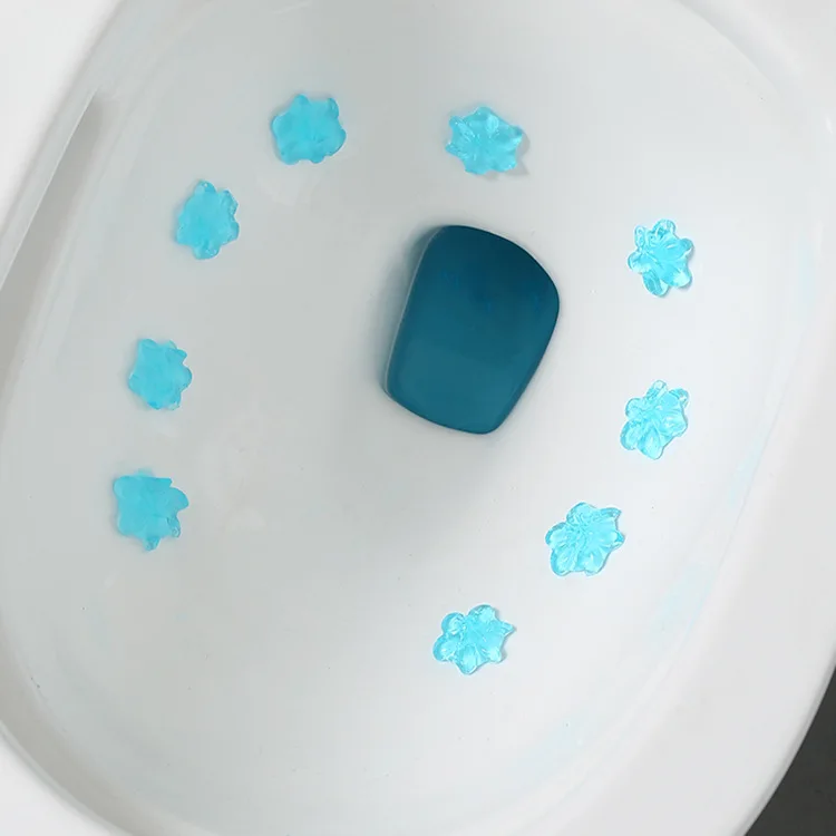 Flower Shape Toilet Deodorant Gel Flower Gel Cleaner Natural Perfume Toilet Deodorant Toilet Cleaner Gel