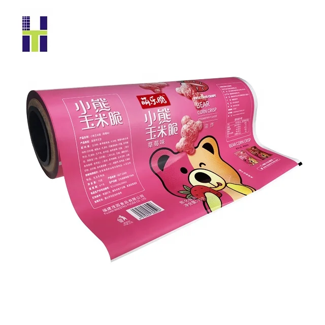 food packaging instant noodles snacks puff foods potato chips cookies biscuits plastic film roll stock composite film