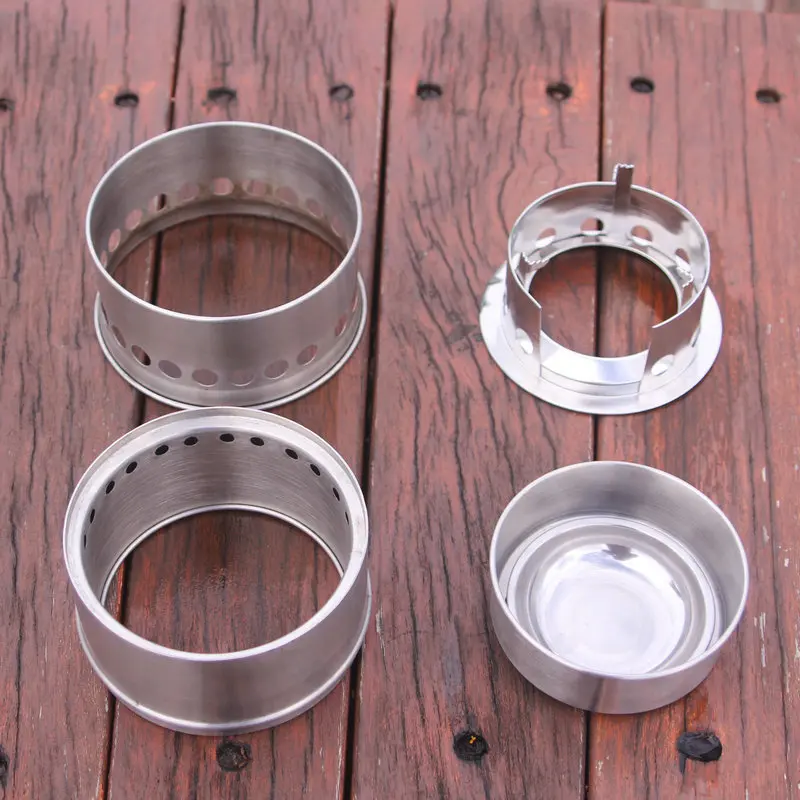 Портативная горелка из нержавеющей стали с гранулами спиртовая для пешего туризма и пикника