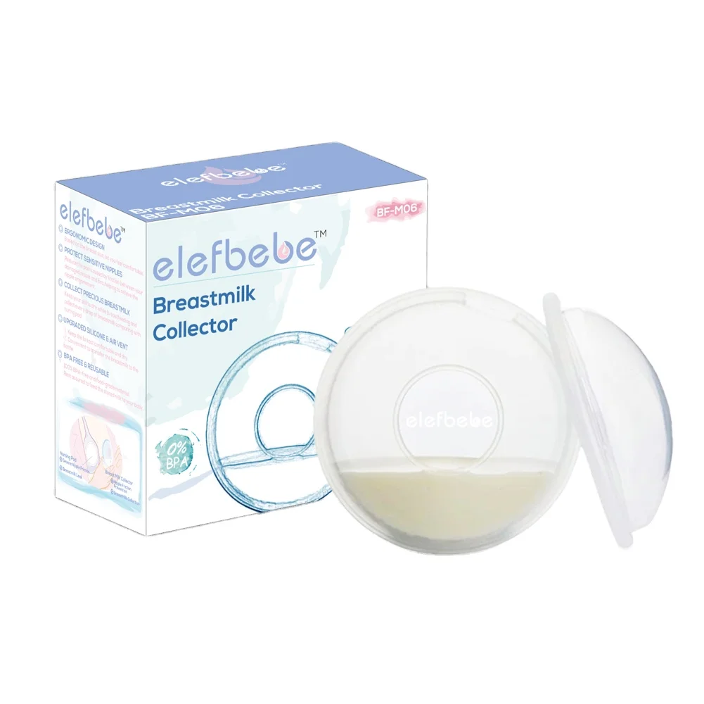 Elefbebe New Mother care Breast Milk Collector 100% Food Grade Silicone Milk Saver