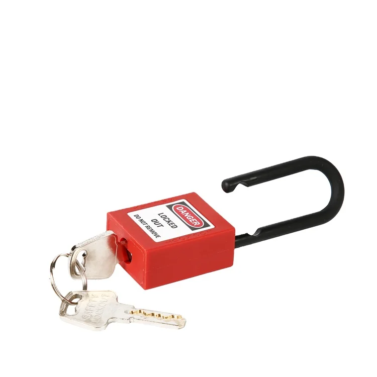 Boyue Red. keyed alike plastic  38mm safety padlock