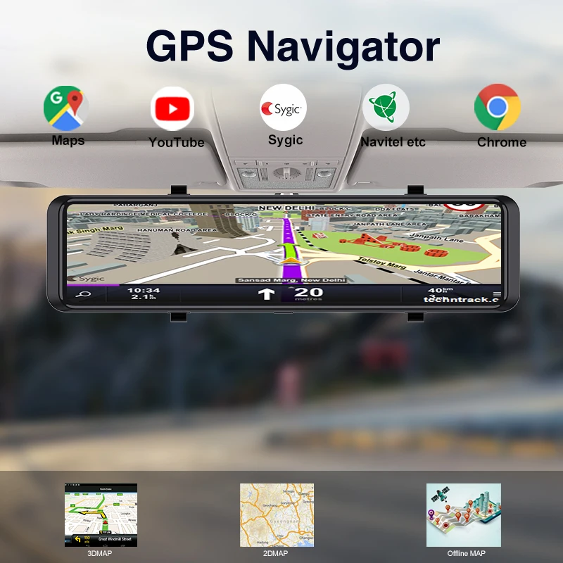 Автомобильный видеорегистратор с 4g 4 + 64G